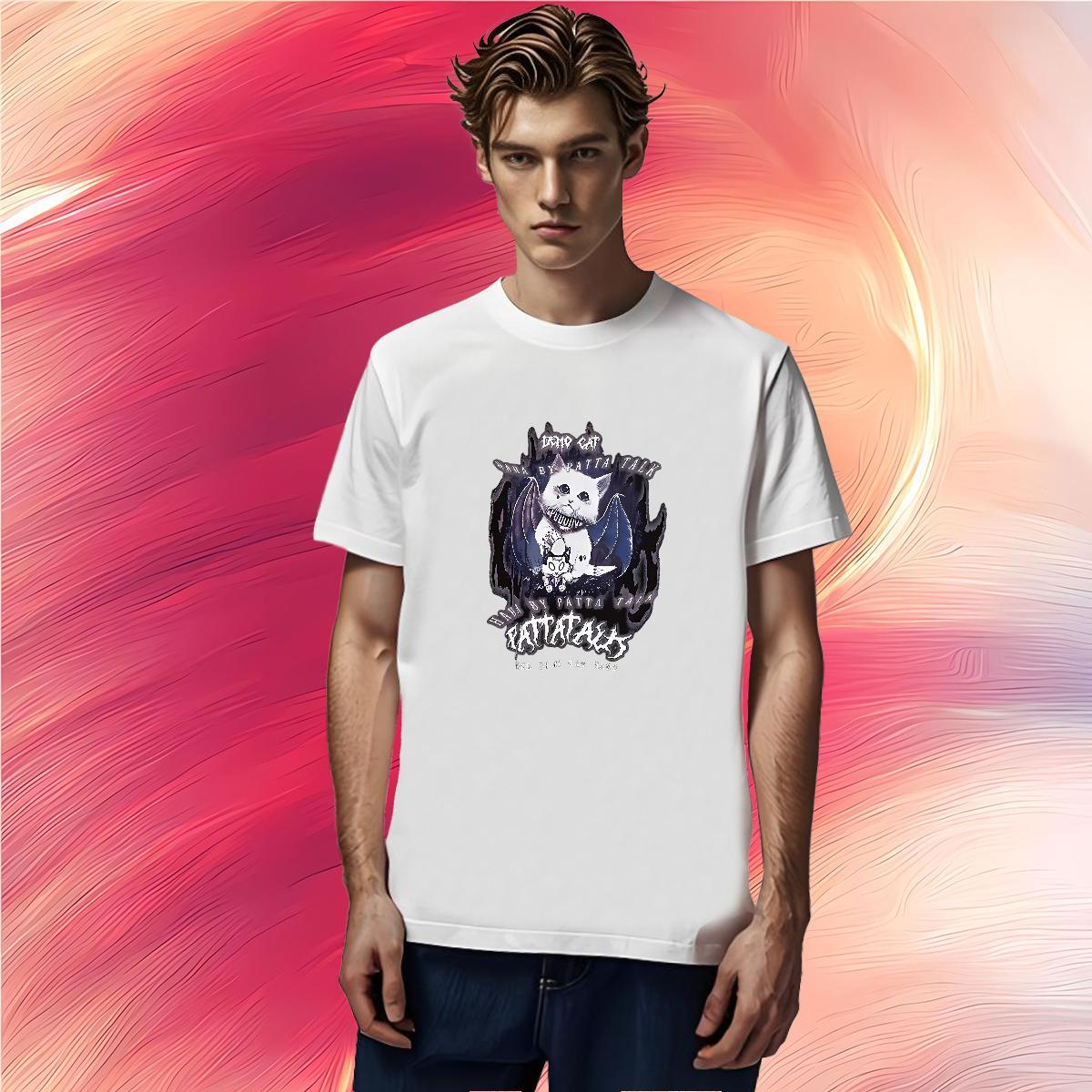 T-Shirts 230g Cotton cute Anime Printing Street Crew Neck DIY Men Tops Tees Fashion TOP Quality Tshirts