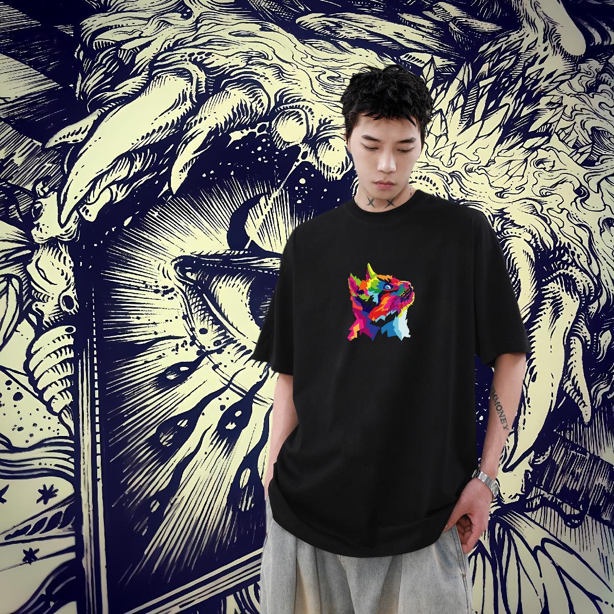 High Quality Men Tees 230g 100% Cotton Daily Outfit cute Custom Big Size Short Sleeve Soft Casual New T-Shirts for Men Tee Shirt