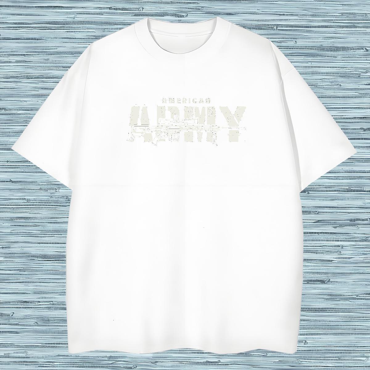 Men T Shirts 230g Pure Cotton pistol Beach Short Sleeve O-Neck Plus Size Cartoon Men Tshirts Custom Unisex Top Tees