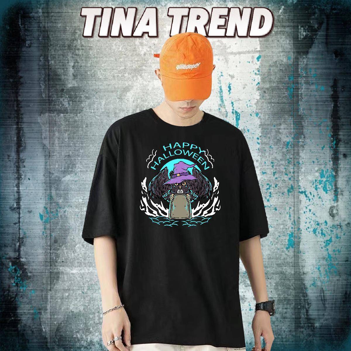 2024 Summer T-Shirts 230g Pure Cotton cool Sports Casual Clothes Breathable Soft Brand Men Clothes T-Shirt Cartoon Print