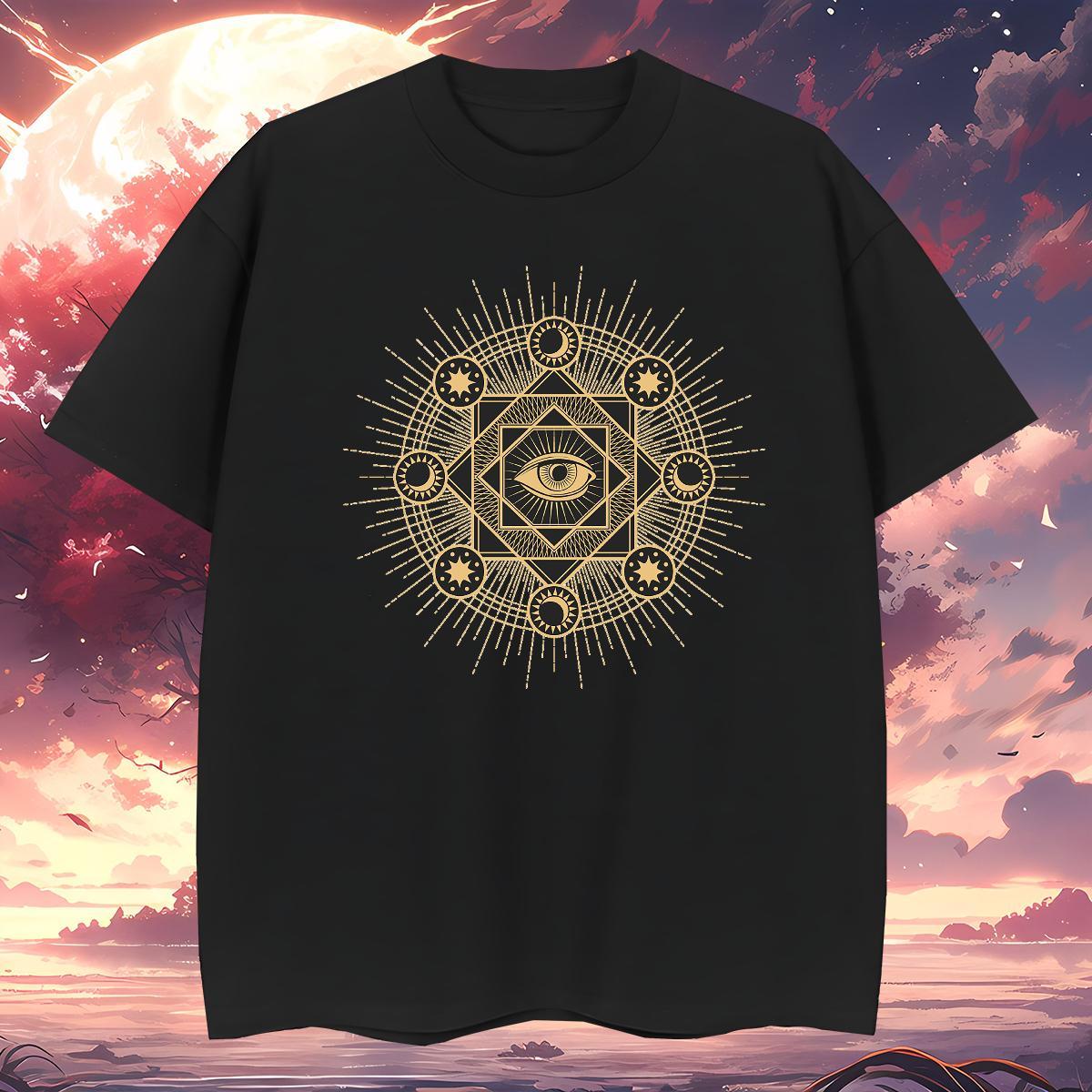 Man T Shirts 100% Cotton 230g eyes Casual Crew Neck Breathable White Plus Size Tshirt for Man Woman 2024 DIY Brand Clothings