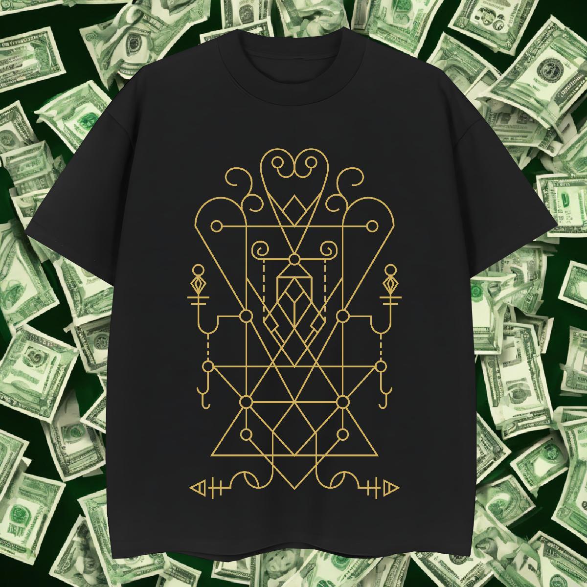 Mens T Shirts 230g 100% Cotton Geometric line Summer Casual Breathable Crew Neck Floral Print Tshirt for Man Woman Fashion Design Loose Tees Shirts