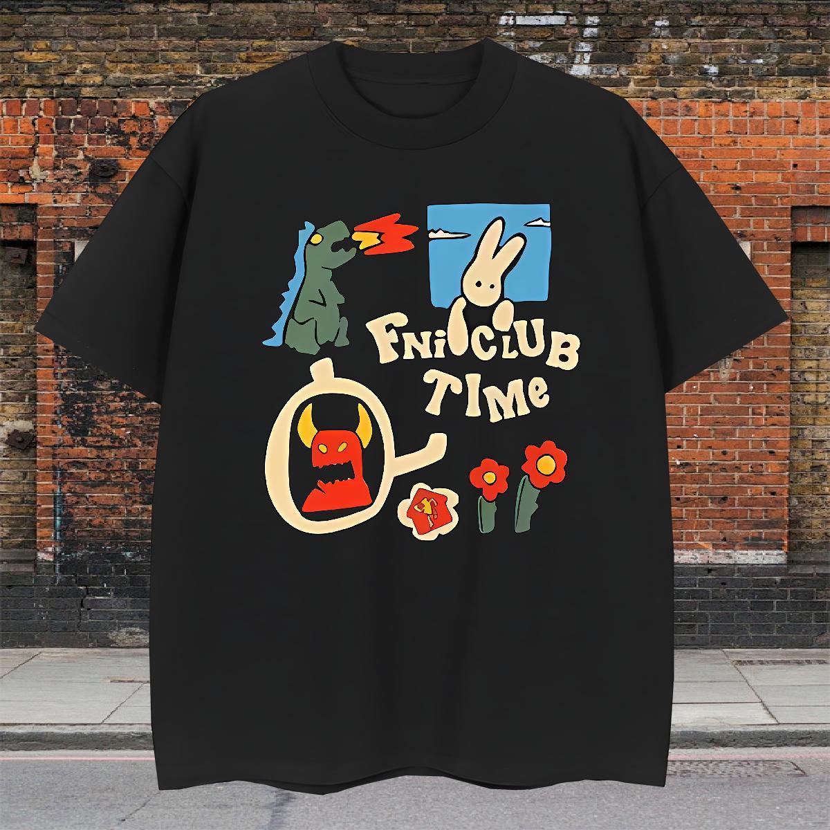 TOP Quality Men Clothes T-Shirt 230g Cotton Street Wear dinosaur Asian Size Breathable Crew Neck Casual New Mens T Shirts Tops Shirt