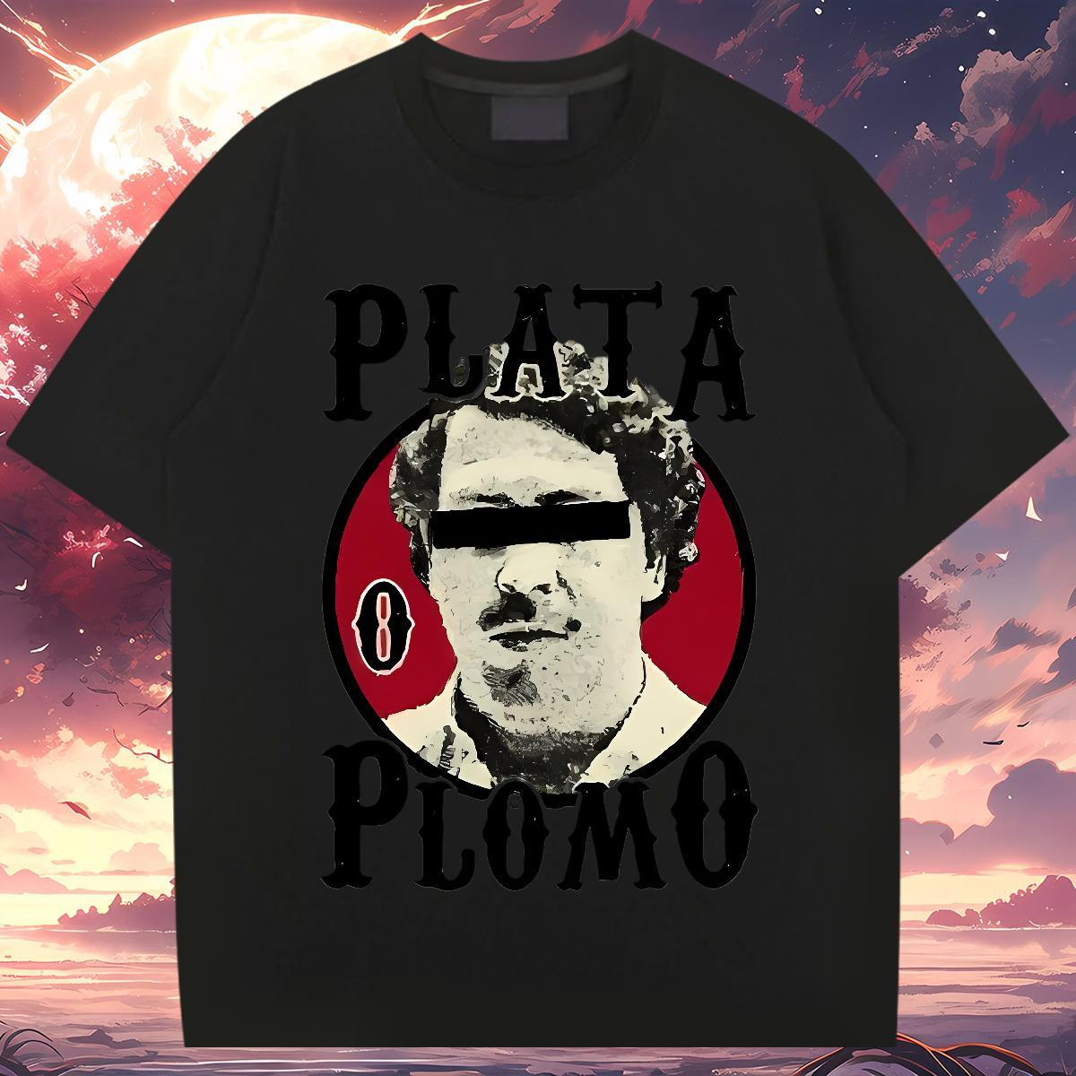 Man T Shirts 230g Pure Cotton portrait Hip Hop Crew Neck Floral Print Tshirts Designer Cool Design Clothings