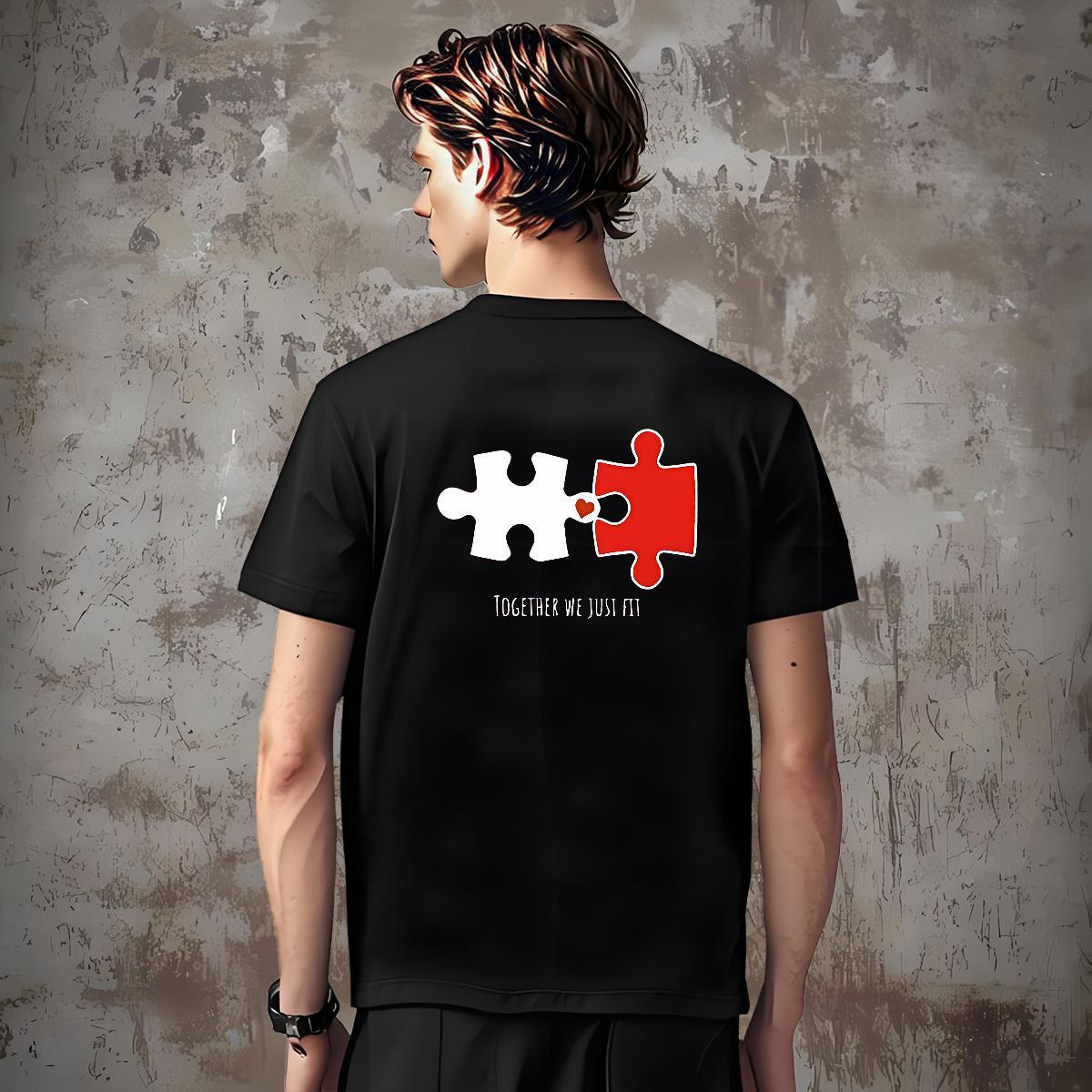 T Shirts Men 230g Cotton painting Hip Hop Breathable Crew Neck DIY Anime Couples T Shirts Factory Direct TOP Quality Tees Shirts