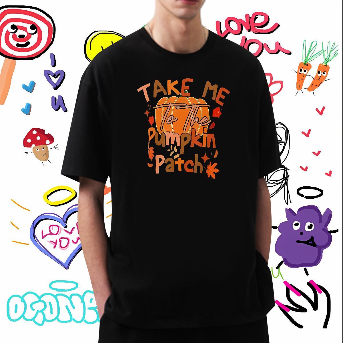 Wholesale T shirt 230g Cotton skull Street Wear Tops Breathable Crew Neck Loose Couples T Shirts Skull