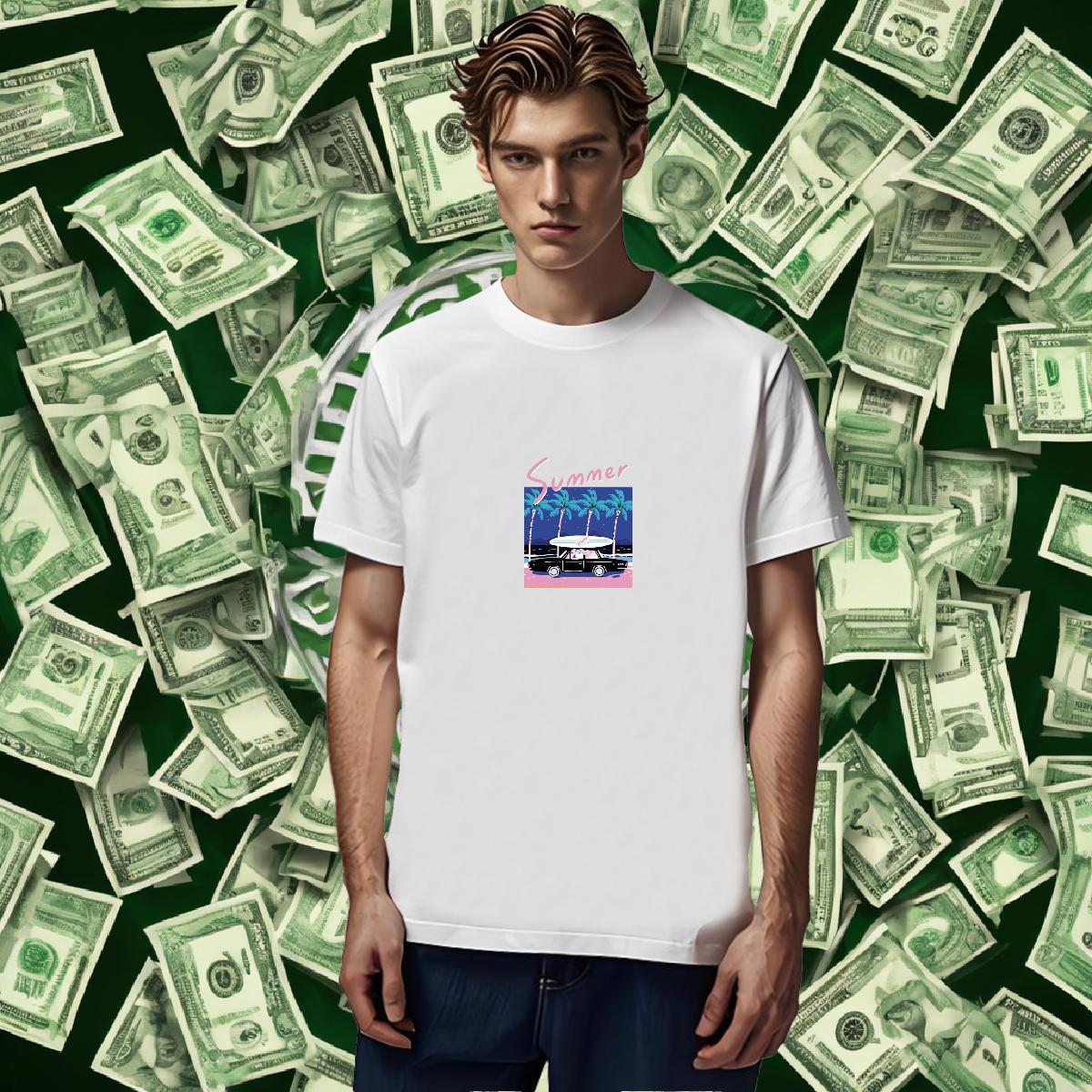 2024 Designer Man T Shirts 230g 100% Cotton tree Casual Daily Wear Polos Breathable Free Shipping Couples T Shirts Oversized