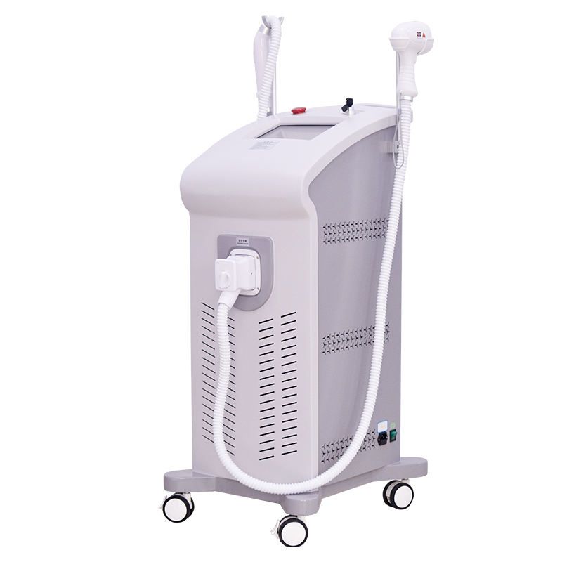 High End 2 in 1 Soprano 808 Diode Laser Ice Hair Removal Painless Depilation Picosecond Laser Tattoo Removal Black Face Doll Skin Brightening Beauty M
