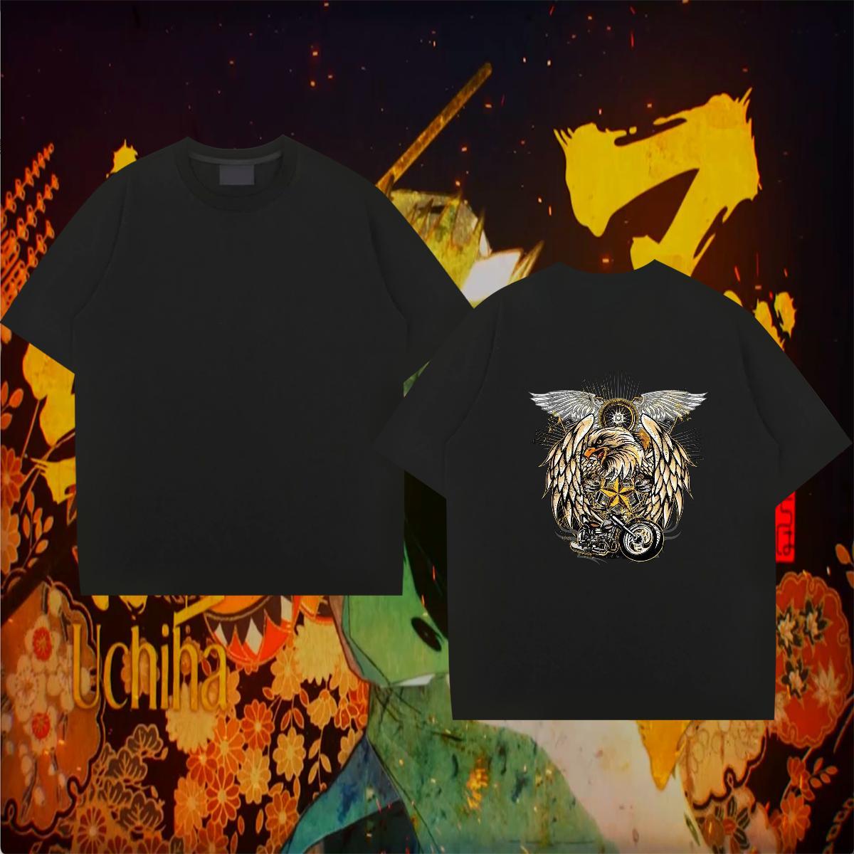 Fashion T Shirt For Man 230g 100% Cotton cool Street wear Hip Hop Tees Shirts O Neck Short Sleeves High Quality Men Tees Custom Cartoon