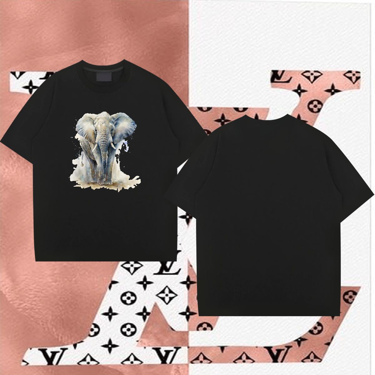 Fashion T Shirts Men 230g 100% Cotton High Street Hip Hop Tops Tees Breathable Crew Neck Unisex Men Tees Custom Printing