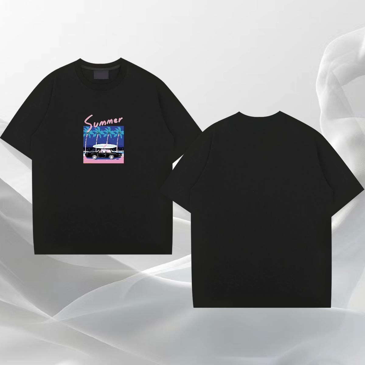 Unisex Mens Tshirts 230g 100% Cotton Home Outdoor tree Custom Anime Breathable Crew Neck Fashion Designer T-Shirts for Men Tops Tees