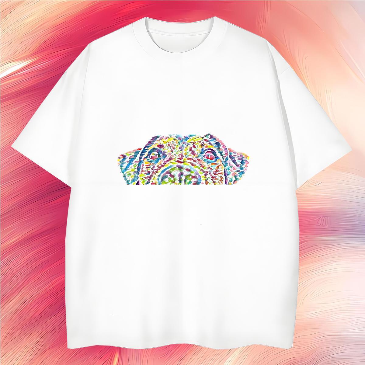 Man T Shirts 230g Pure Cotton dog Street Breathable Short Sleeve Customized Print Men Tees Brand Free Shipping Tops