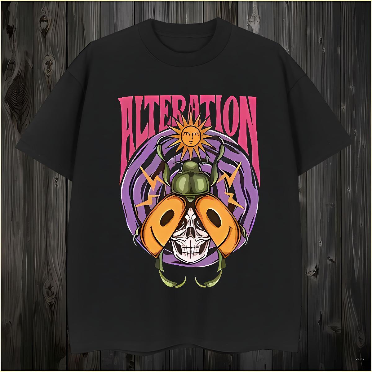 Mens T Shirts 230g 100% Cotton halloween Sport Breathable Short Sleeve DIY Logo Oversized Men Tshirts Designer Loose Tee Shirt