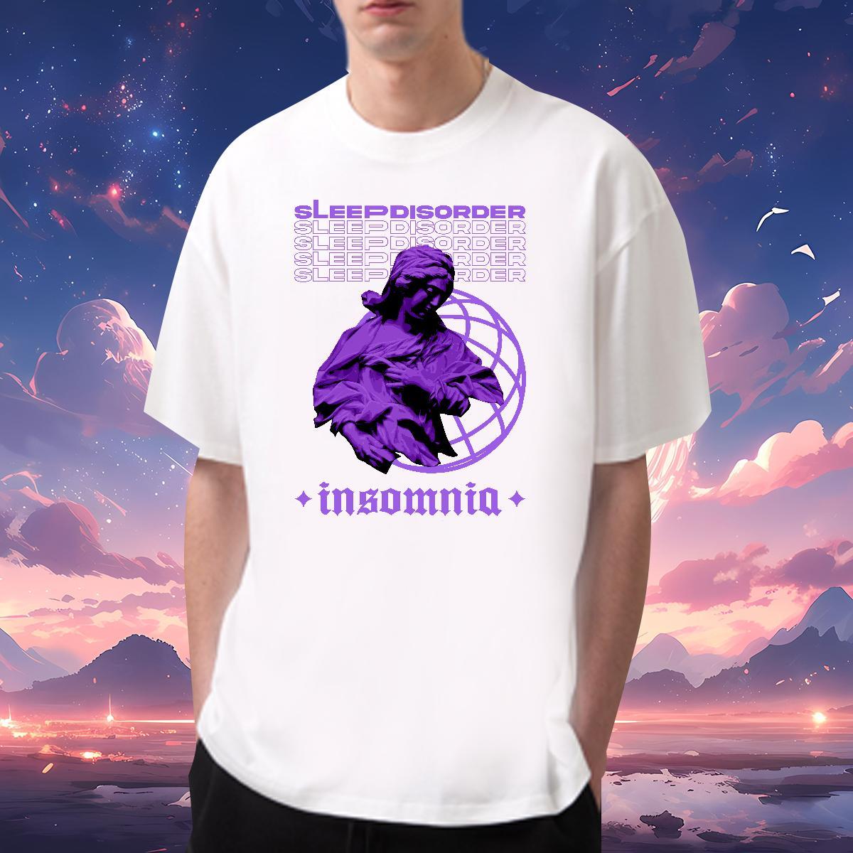 T Shirts Men 230g Pure Cotton portrait Summer Casual Crew Neck Custom Cartoon Men Clothes T-Shirt DIY Customized High Quality Tops Shirt