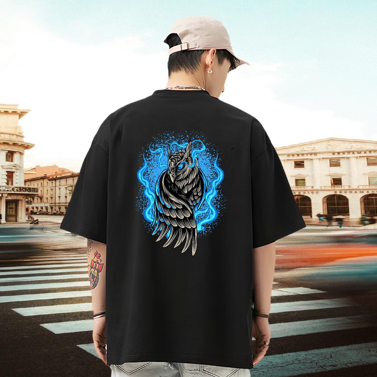 2024 New T Shirt For Man 230g Cotton cool Daily Wear Tees Shirts Breathable Soft Cool Design Men Clothes T-Shirt Asian Size