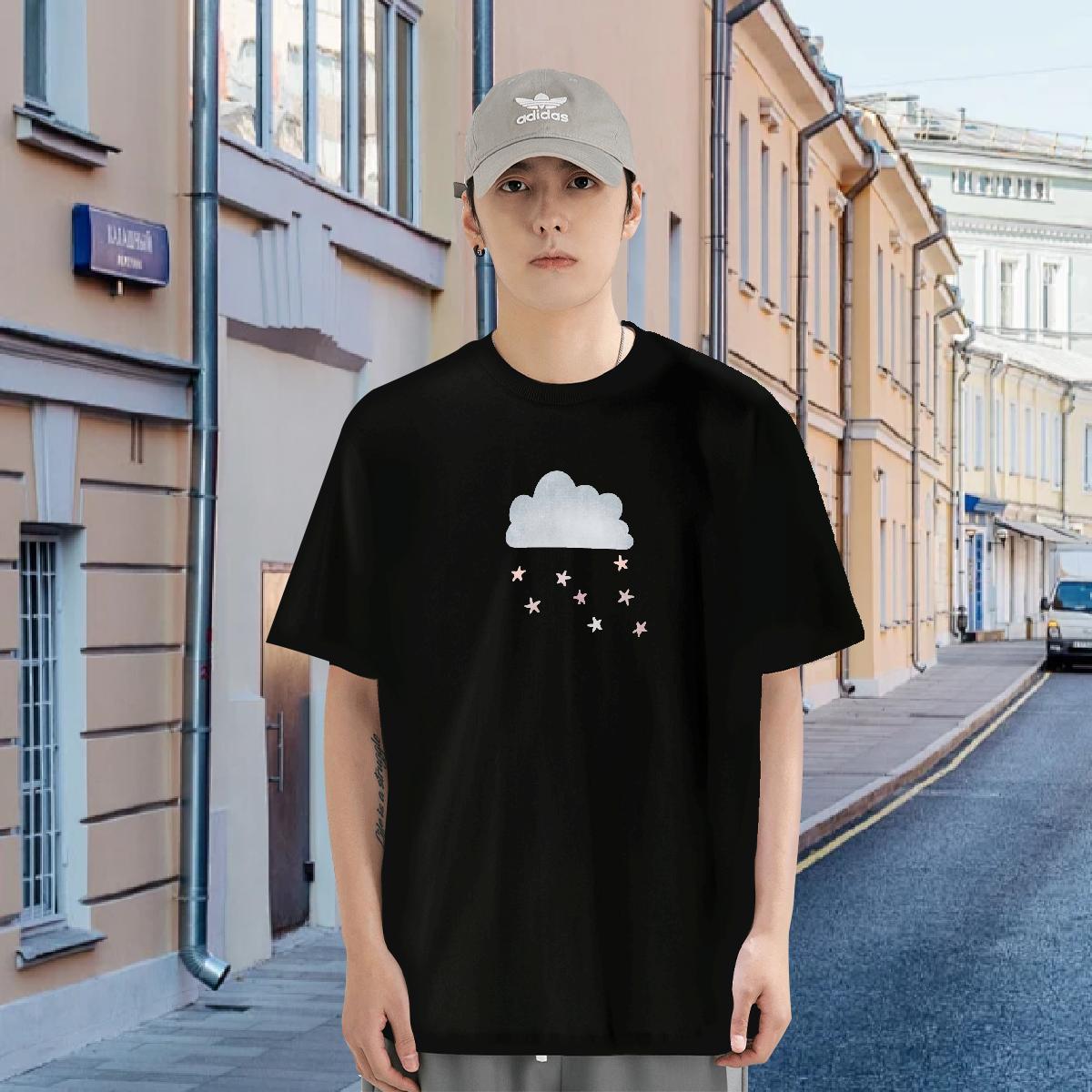 T-Shirts for Men 100% Cotton 230g icon Beach Crew Neck Breathable Graphic Mens Tshirts Casual New High Quality Tops Tees