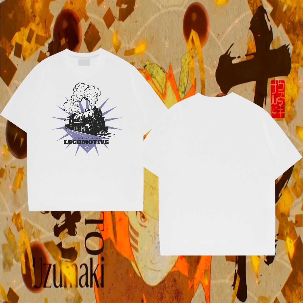 High Quality Couples T Shirts 230g Pure Cotton Street Wear train Black Oversized Breathable Fashion Design T shirt Tees Shirts