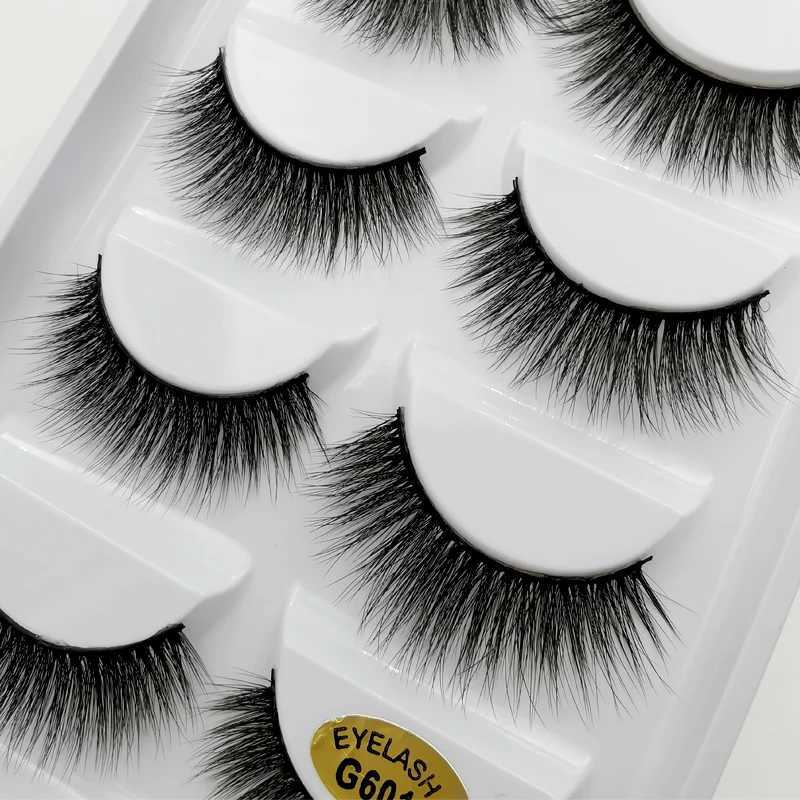 YSDO 3D mink eyelashes 3/5 pairs dramatic false eyelash strips soft thick false eyelashes natural long eyelashes extension makeup tool W240803