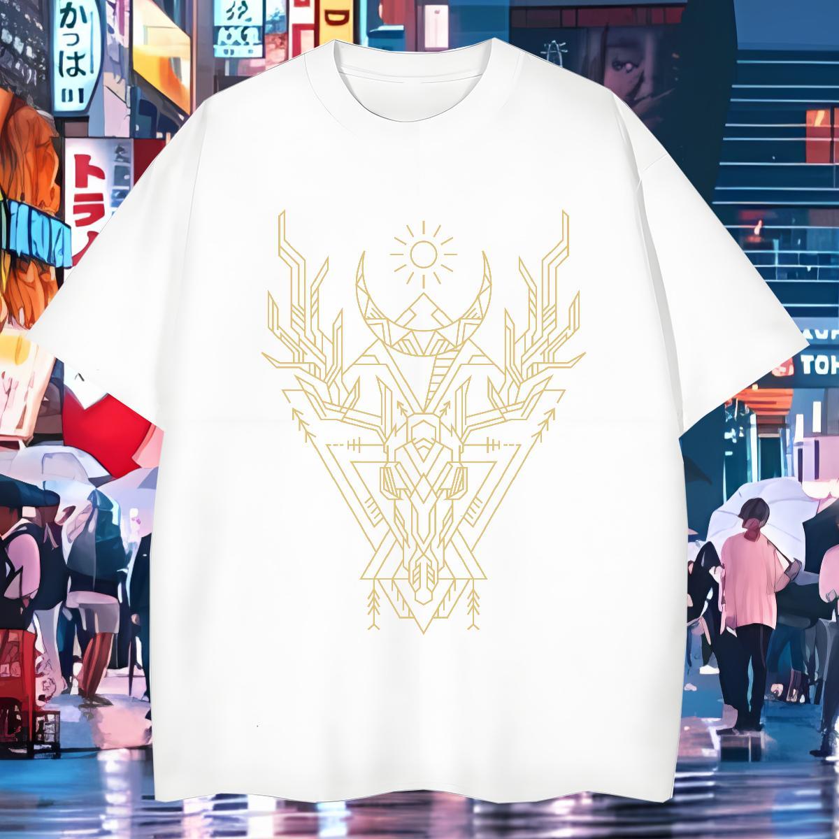 Men T Shirts 230g Pure Cotton Geometric line Casual Beach Breathable Crew Neck Oversized 4XL Men Tshirts Designer Wholesale Wear