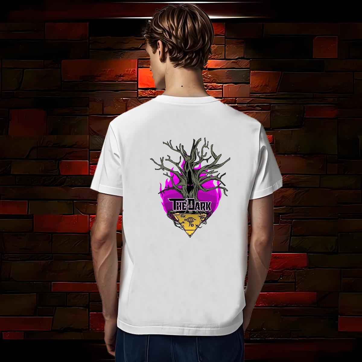 T Shirts Men 100% Cotton 230g tree Casual Daily Wear Breathable Crew Neck Custom Printed Mens Tshirts Fashion Casual Loose Fit Tee Shirt