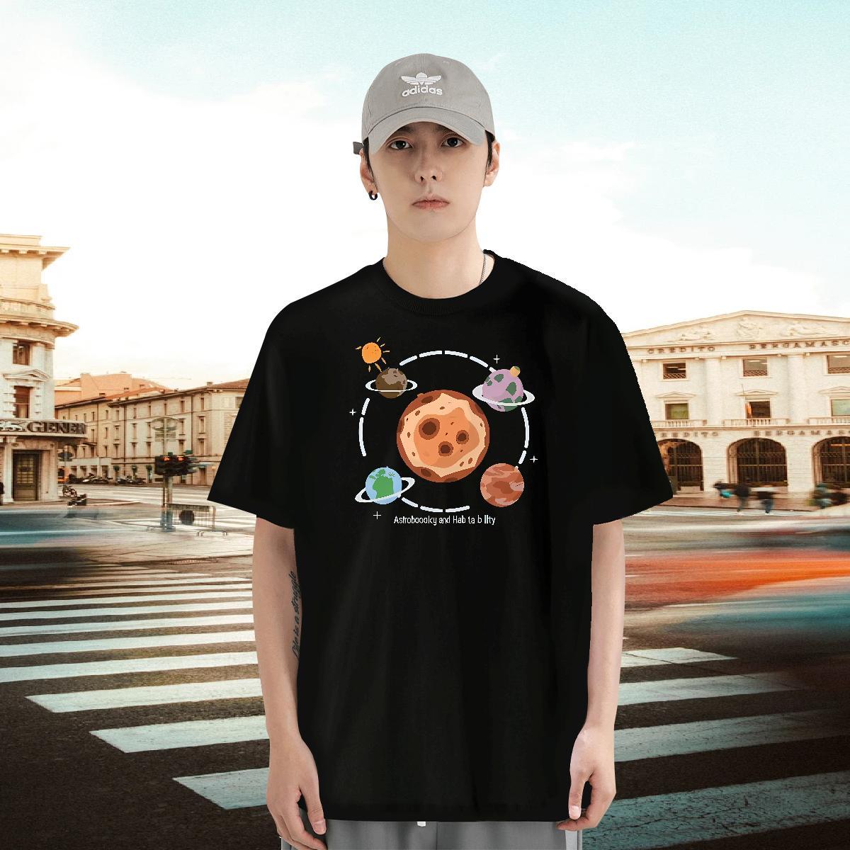 Brand Mens Tshirts 100% Cotton 230g Casual star Oversized 4XL O Neck Short Sleeves Designer Man T Shirts Tees