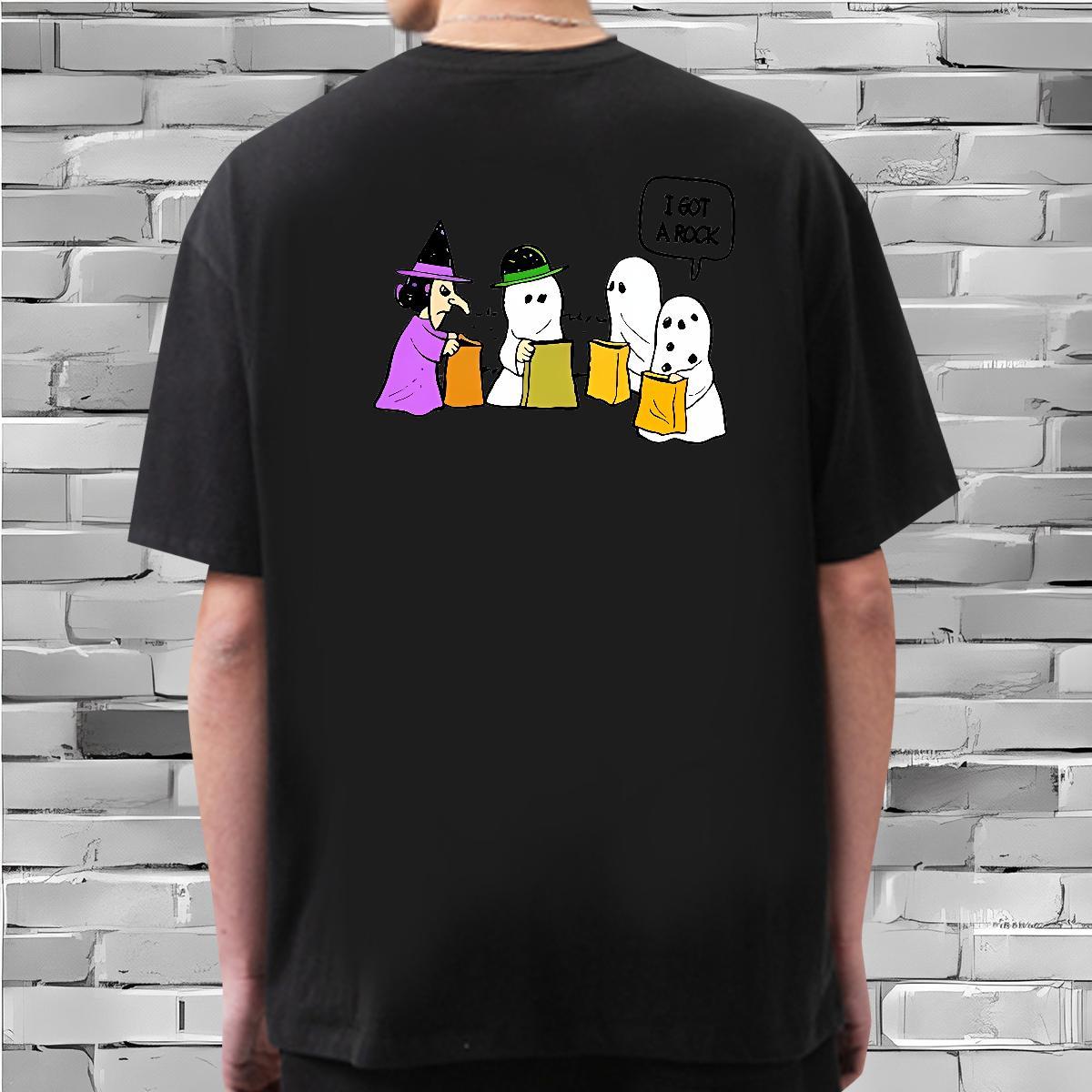 2024 Summer T Shirts Men 100% Cotton 230g halloween Hip Hop Street Tees Breathable Short Sleeve Classic Mens Tshirts DIY Printed