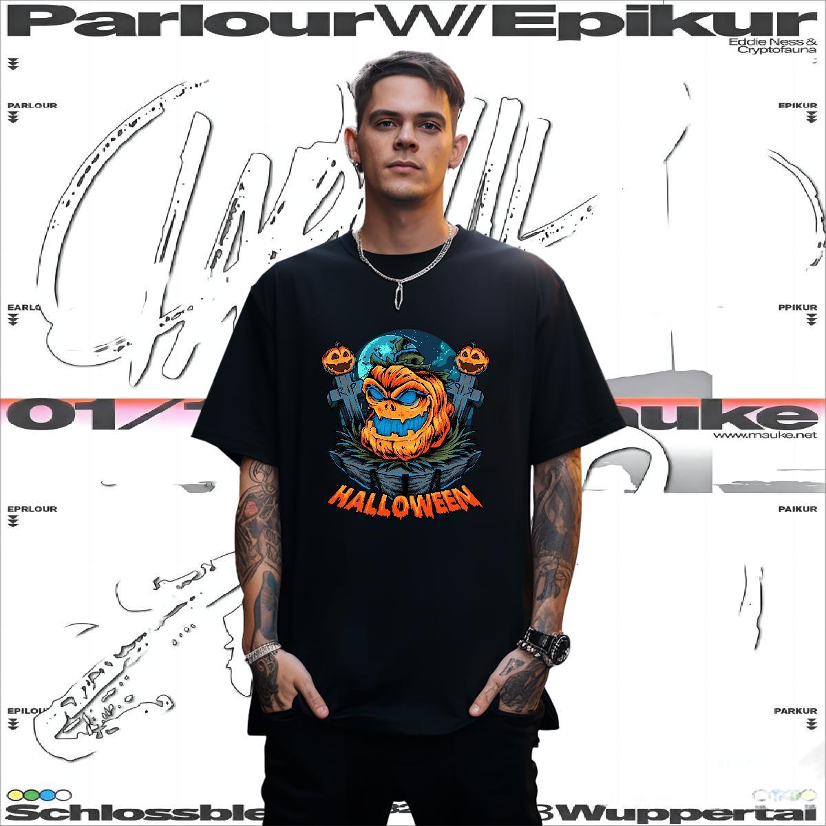 DIY Customized Men T Shirts 100% Cotton 230g pumpkin Summer Casual Top Tees Breathable Short Sleeve Cool Couples T Shirts Anime