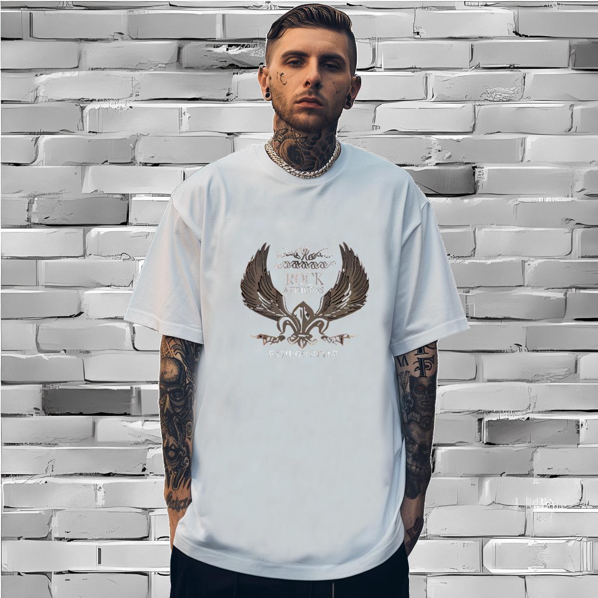 Men T Shirts 100% Cotton 230g cool Summer Casual Crew Neck Breathable Custom Printed Men Tshirts 2024 Designer Clothings