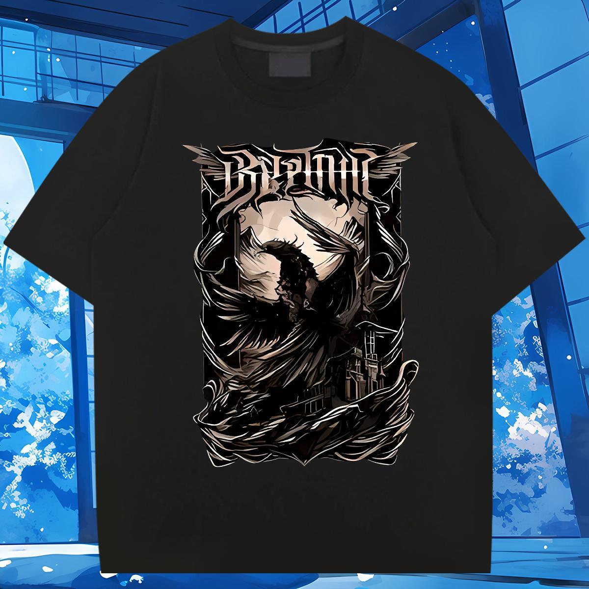 New Arrival T-Shirts for Men 230g Cotton eagle Street Wear Tops Tees Breathable Short Sleeve Brand Couples T Shirts Cartoon Print