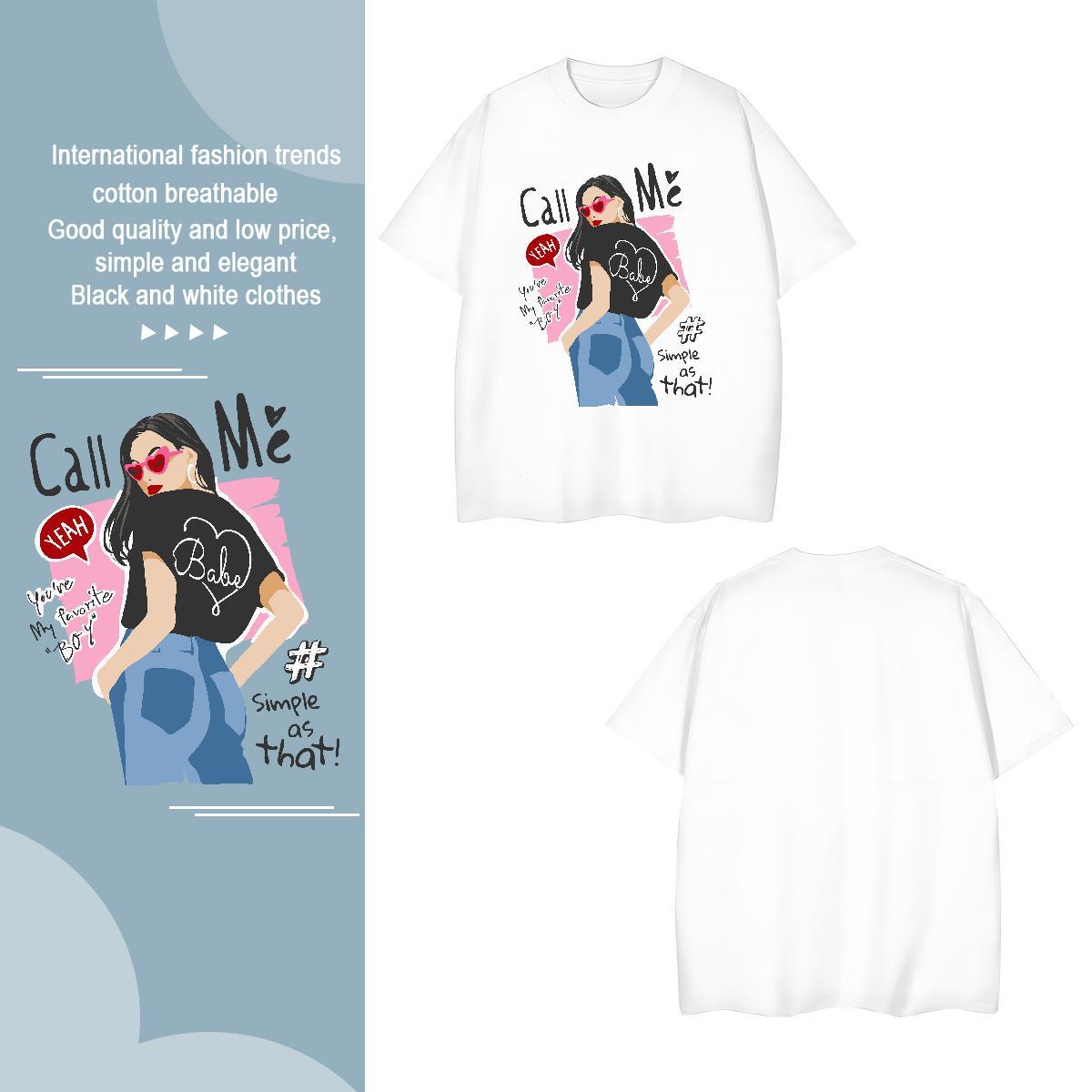 T-Shirts for Men 100% Cotton 230g person Casual Breathable Short Sleeve Custom Anime Tshirt for Man Woman Fashion Designer Brand Tshirts