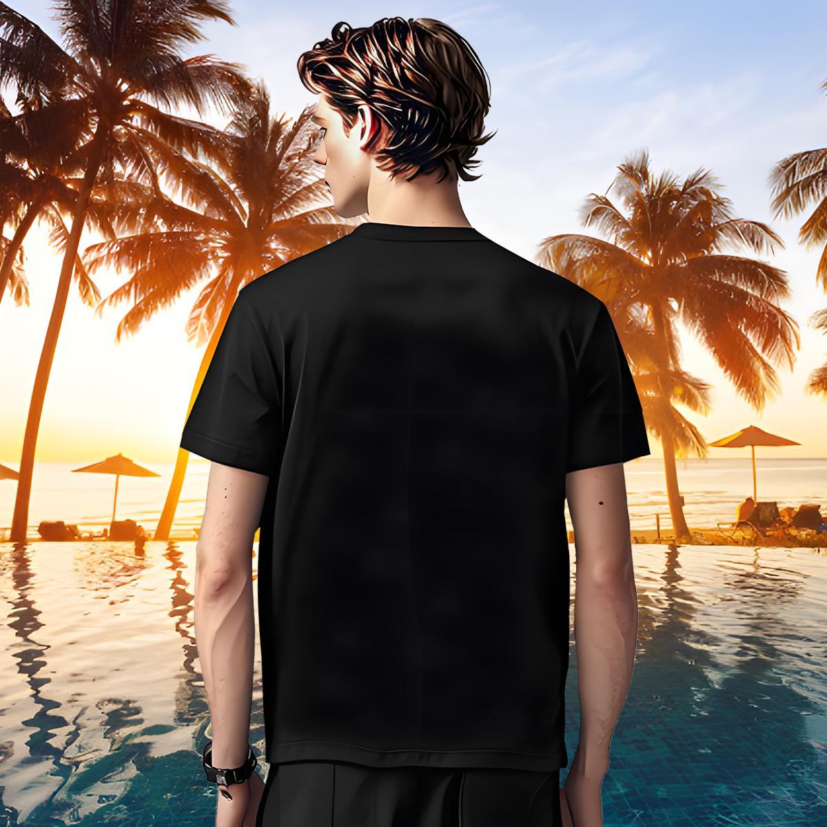 Comfortable T Shirt For Man halloween Breathable Short Sleeve Casual Beach DIY Printed 230g 100% Cotton Couples T Shirts Designer Tees