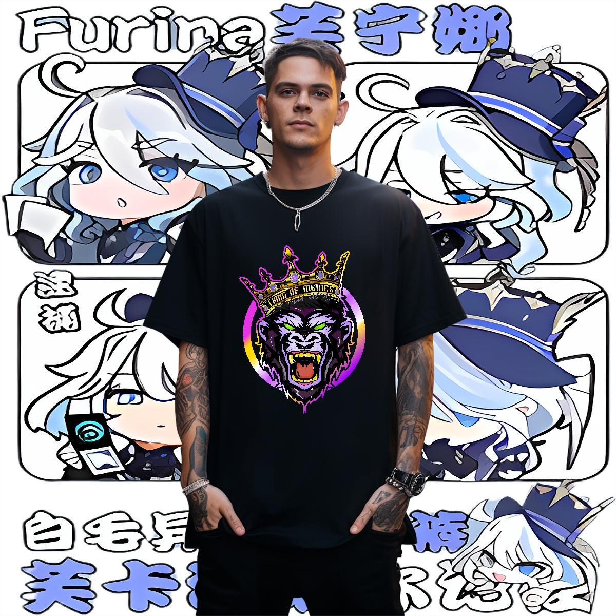 Casual New T shirt 230g Pure Cotton Street Clothes Breathable Crew Neck Wholesale Couples T Shirts Black White