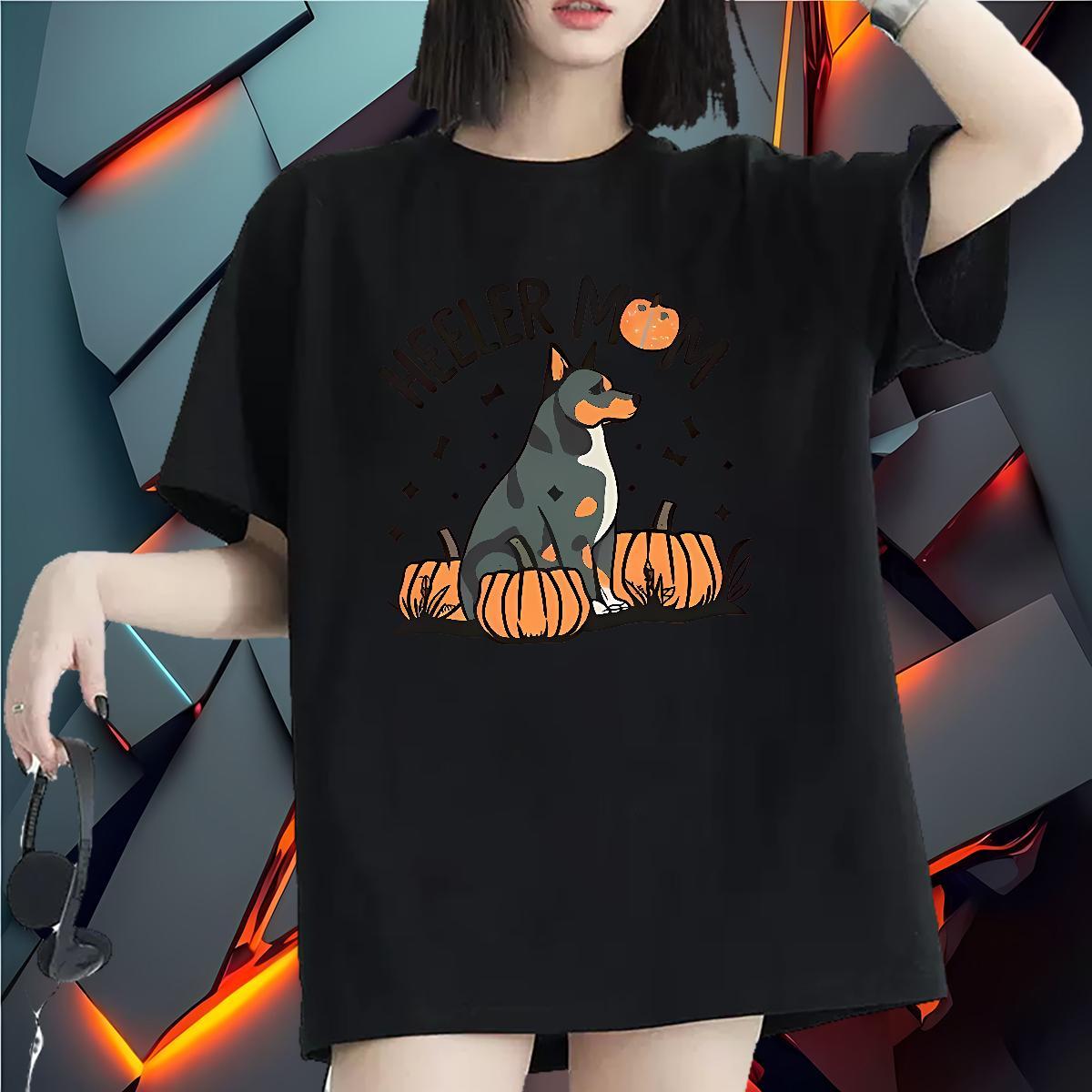 Brand T Shirts Women Breathable Crew Neck Couples T Shirts Custom Printing halloween Street Wear 100% Cotton 230g Fashion New Top Shirts
