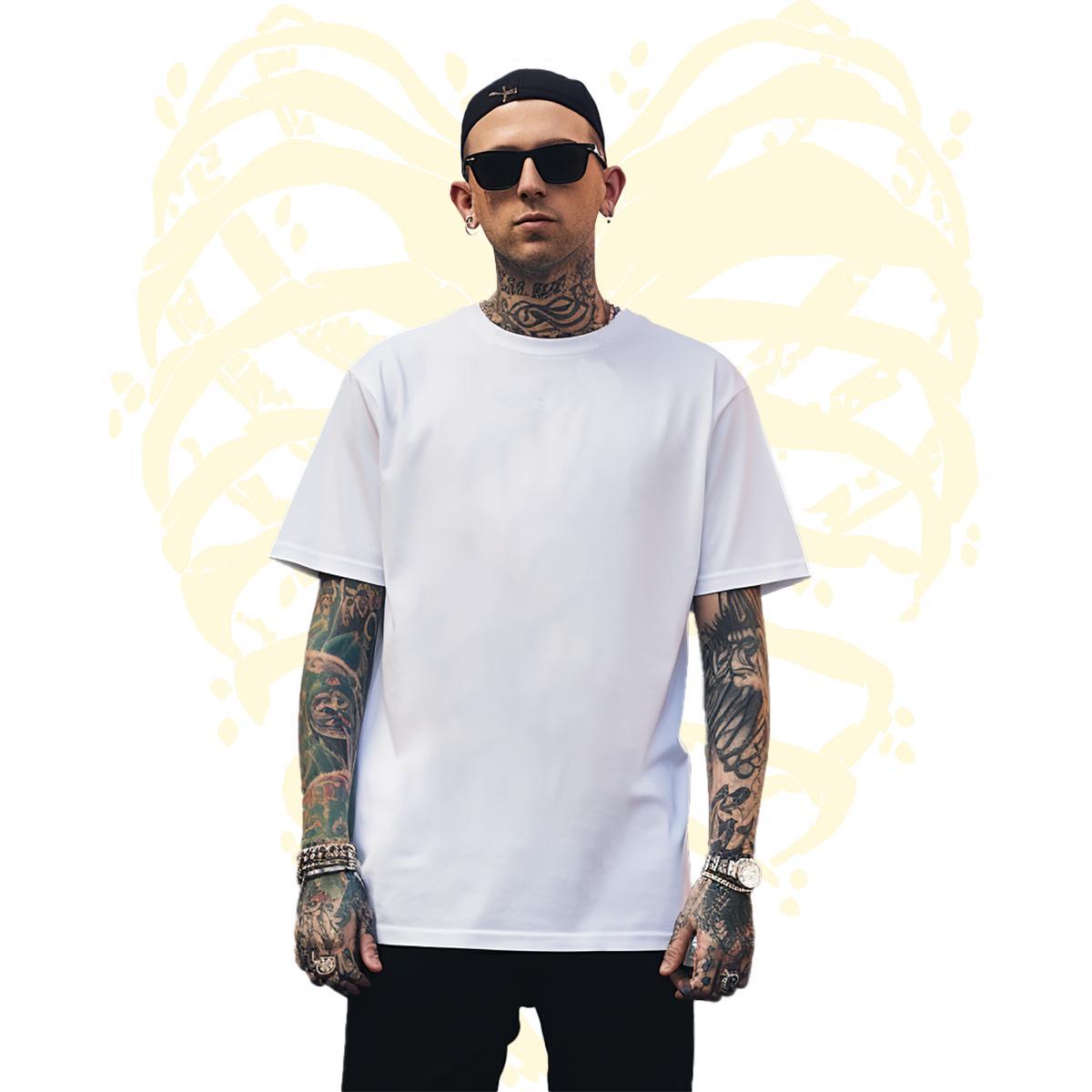 Free Shipping Men Tshirts 230g Cotton halloween Man T Shirts Hip Hop Street Short Sleeve O-Neck Plus Size Cartoon 2024 DIY Tees Shirts