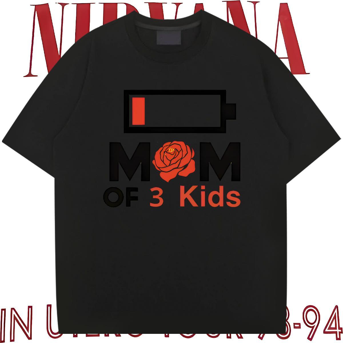 Custom Men T Shirts 230g 100% Cotton mothers day Hip Hop Tees Breathable Short Sleeve Popular Men Tshirts Black White