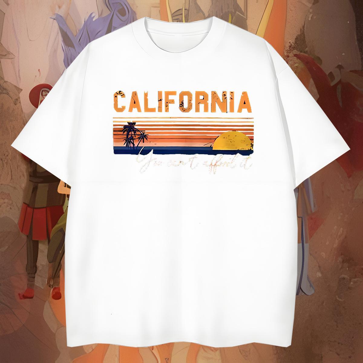 Loose Men Clothes T-Shirt 230g Pure Cotton Street Wear letter Custom Cartoon Breathable Soft Customized T-Shirts for Men Clothings