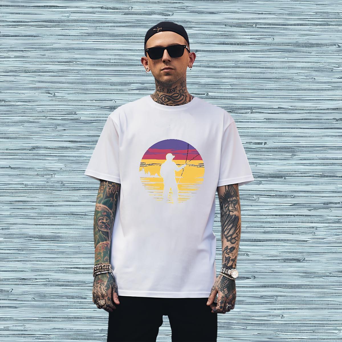 T shirt 230g Cotton person Home Outdoor Breathable Crew Neck Custom Big Size Tshirt for Man Woman Classic Popular Clothes