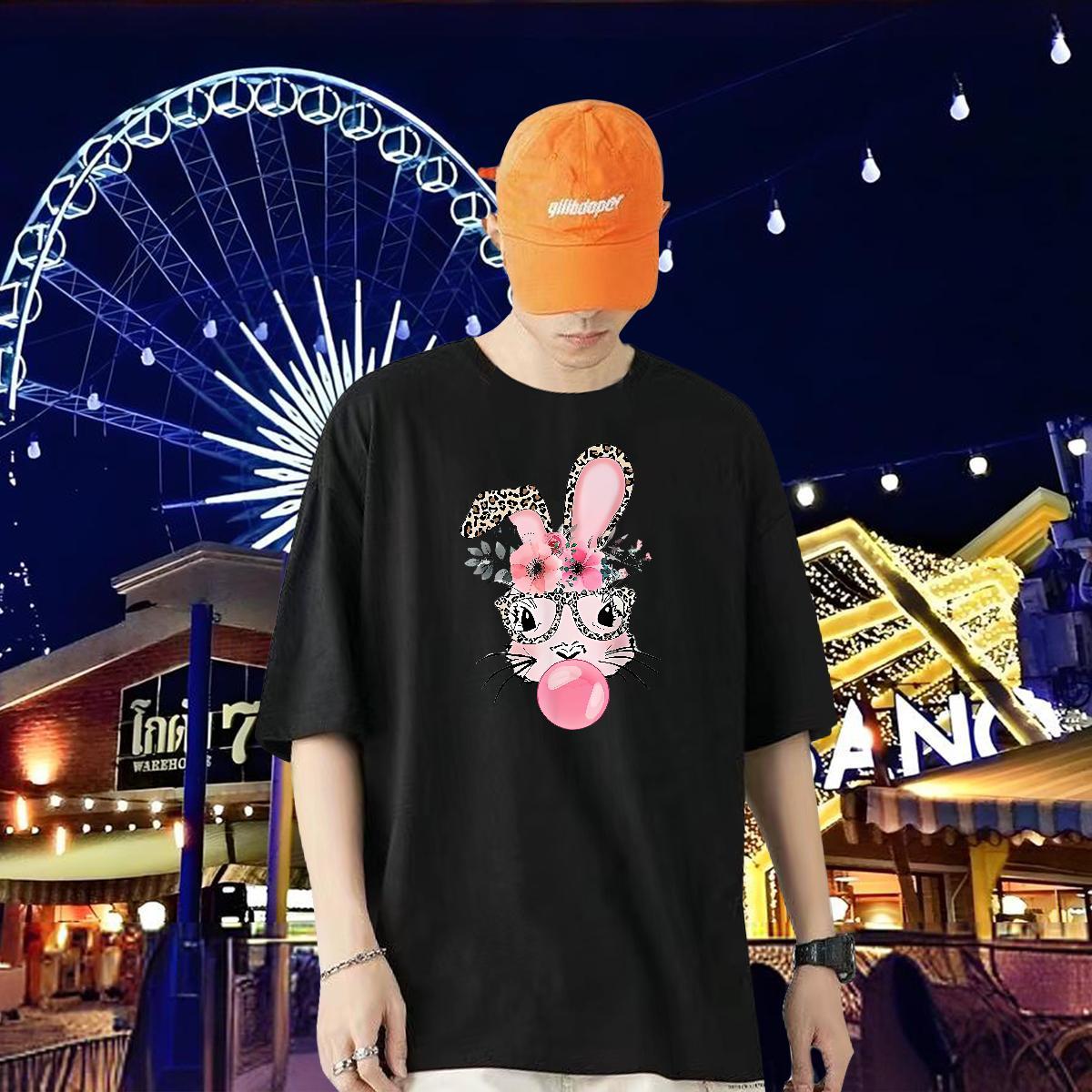 Customized Man T Shirts 230g Cotton rabbit Outdoor Tops Tees Crew Neck Breathable Free Shipping Tshirts Plus Size Custom