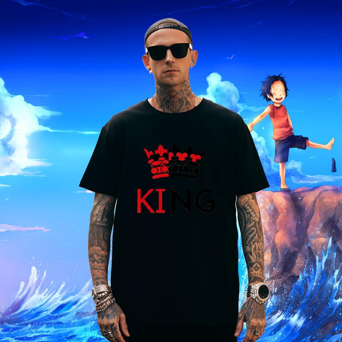 Loose Tshirts 230g Cotton Street Casual letter Asian Size Breathable New Designer T-Shirts for Men Tees Shirts