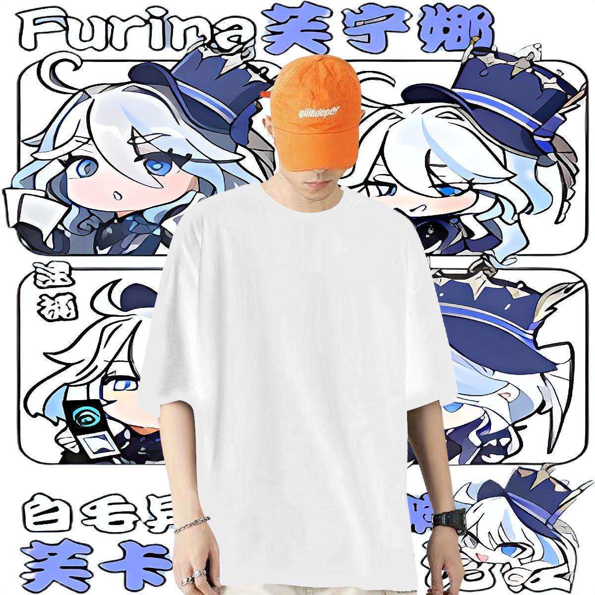 New T-Shirts 100% Cotton 230g pumpkin Spring Summer Tees Shirts Round Neck Short Sleeve Designer Men Tshirts DIY Anime