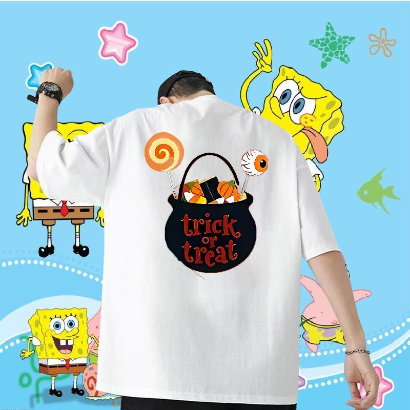 Casual New T Shirt For Man 230g Cotton halloween Casual Beach Wear Breathable Soft Free Shipping Tshirts Custom Printed