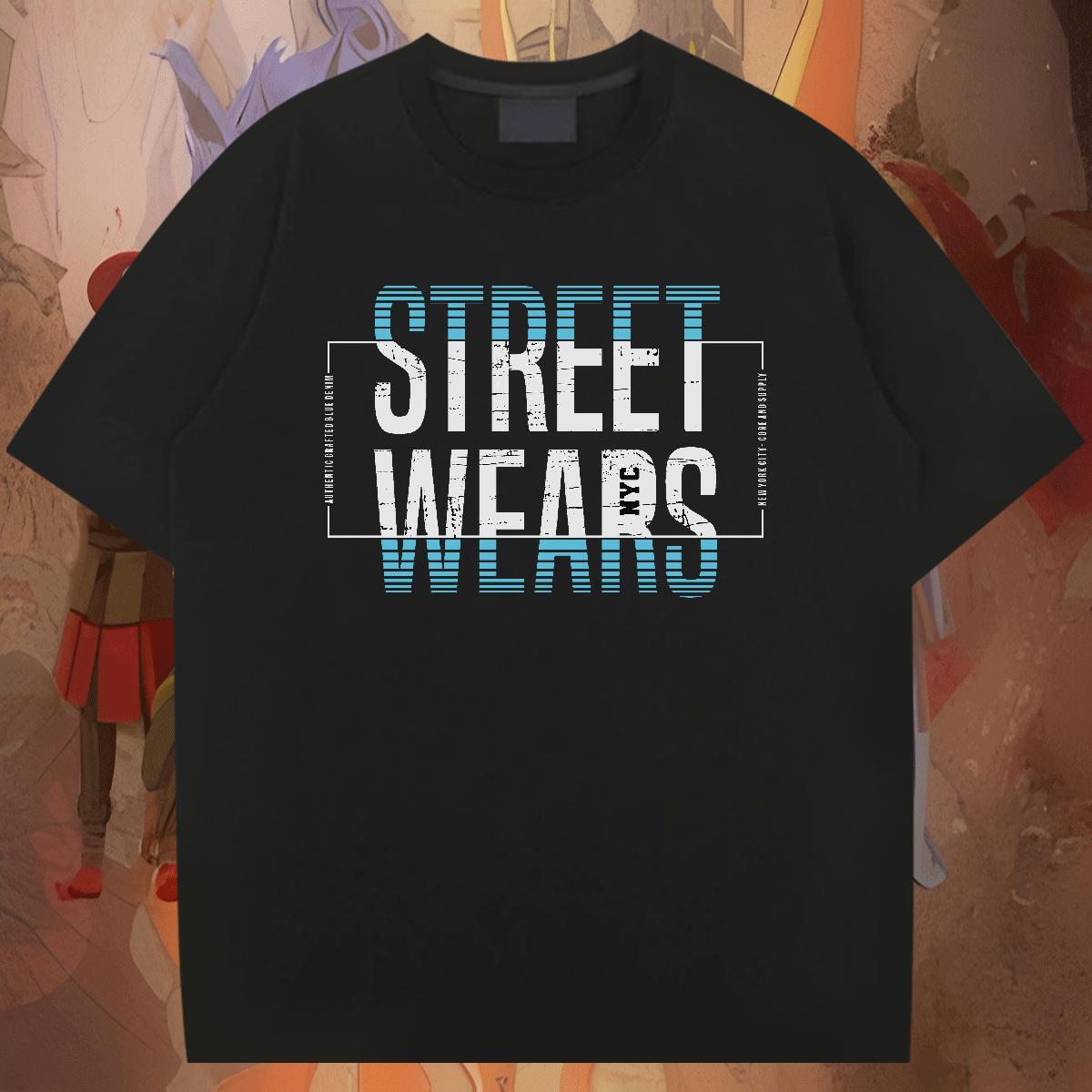 Cool Couples T Shirts 230g Pure Cotton Summer Casual letter Plus Size Cartoon Short Sleeve Soft New Mens T Shirts Tops