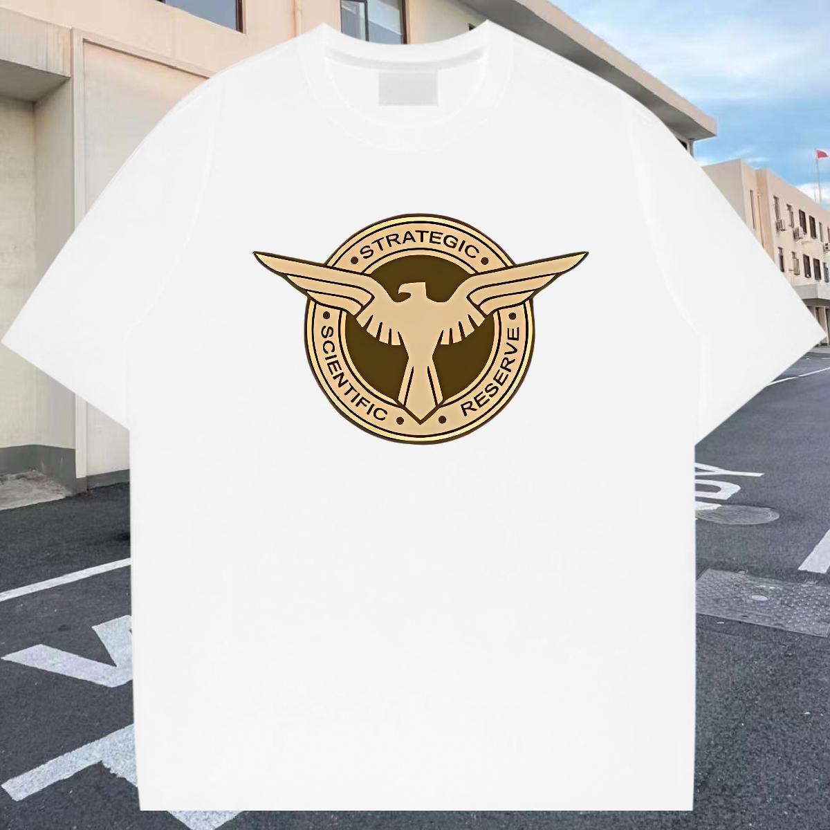 Wholesale Mens Tshirts 230g 100% Cotton Street eagle DIY Anime Breathable Crew Neck Casual New T Shirt For Man Tops Tees