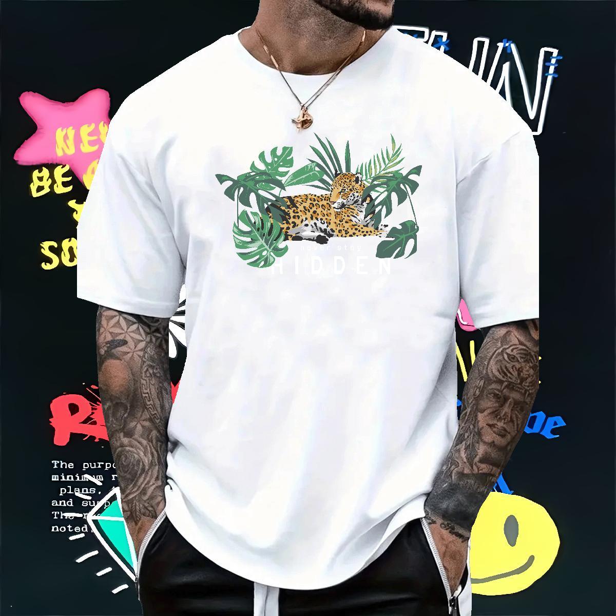 Designer T Shirt For Man 230g Cotton Beach Tshirts Breathable Soft Loose Fit Mens Tshirts DIY Anime