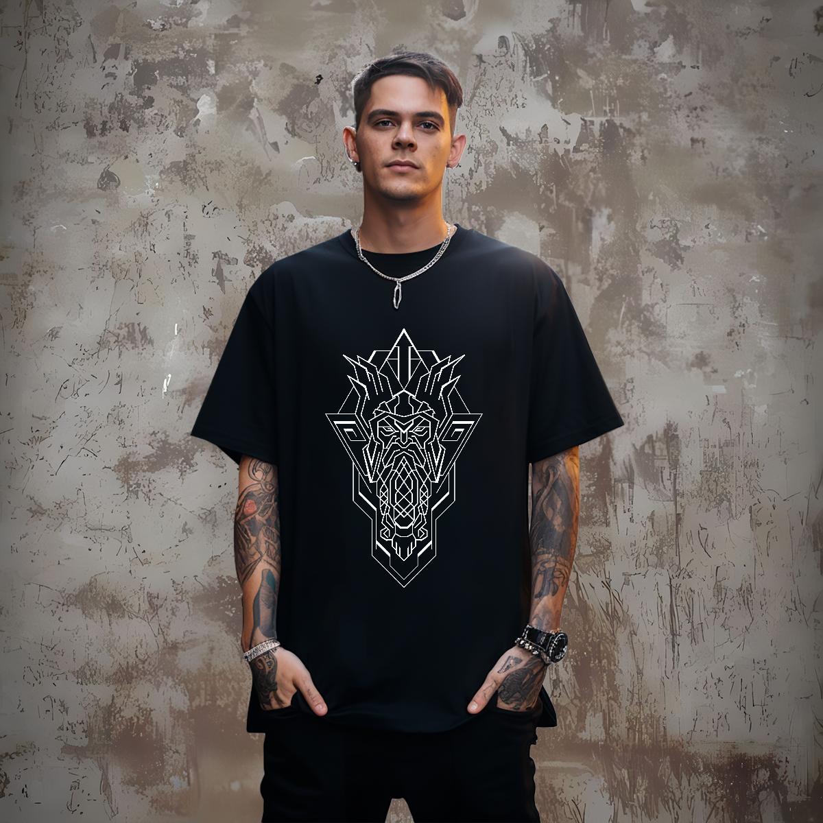 T Shirt For Man 230g 100% Cotton handpainted Daily Wear Breathable Crew Neck Custom Print Plus Size Tshirt for Man Woman Fashion New Popular Clothes