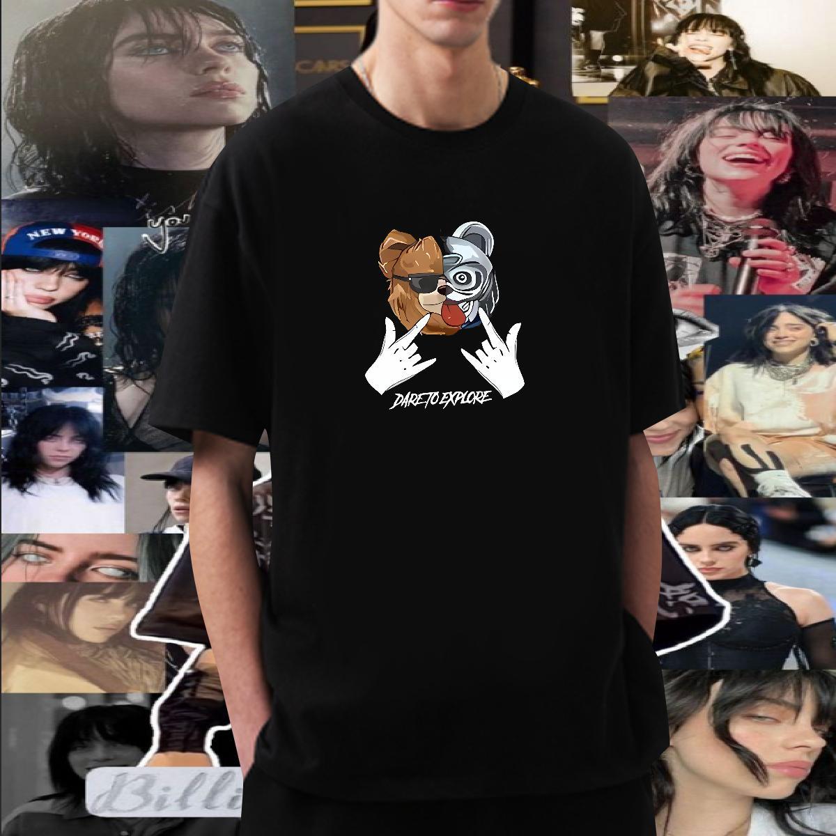 Customized T Shirts Men 230g Pure Cotton halloween Casual Tees Breathable Classic Men Tshirts Plus Size Custom