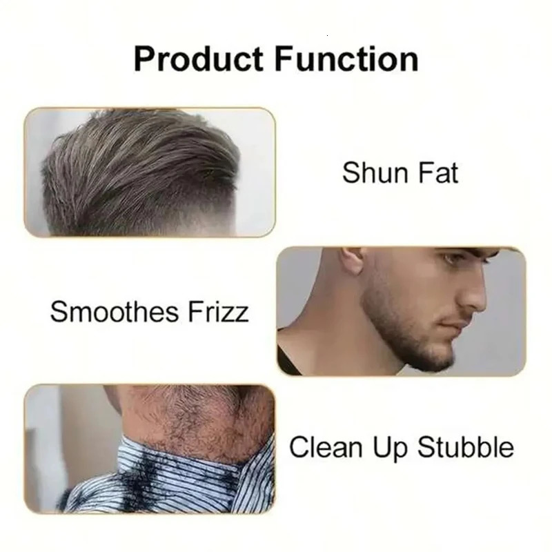T9 Hair Clipper Cordless Beard Shaving Body Hair Trimmer Electric Hair Cutting Machine Professional Barber Men Trimmer Shaver 240805