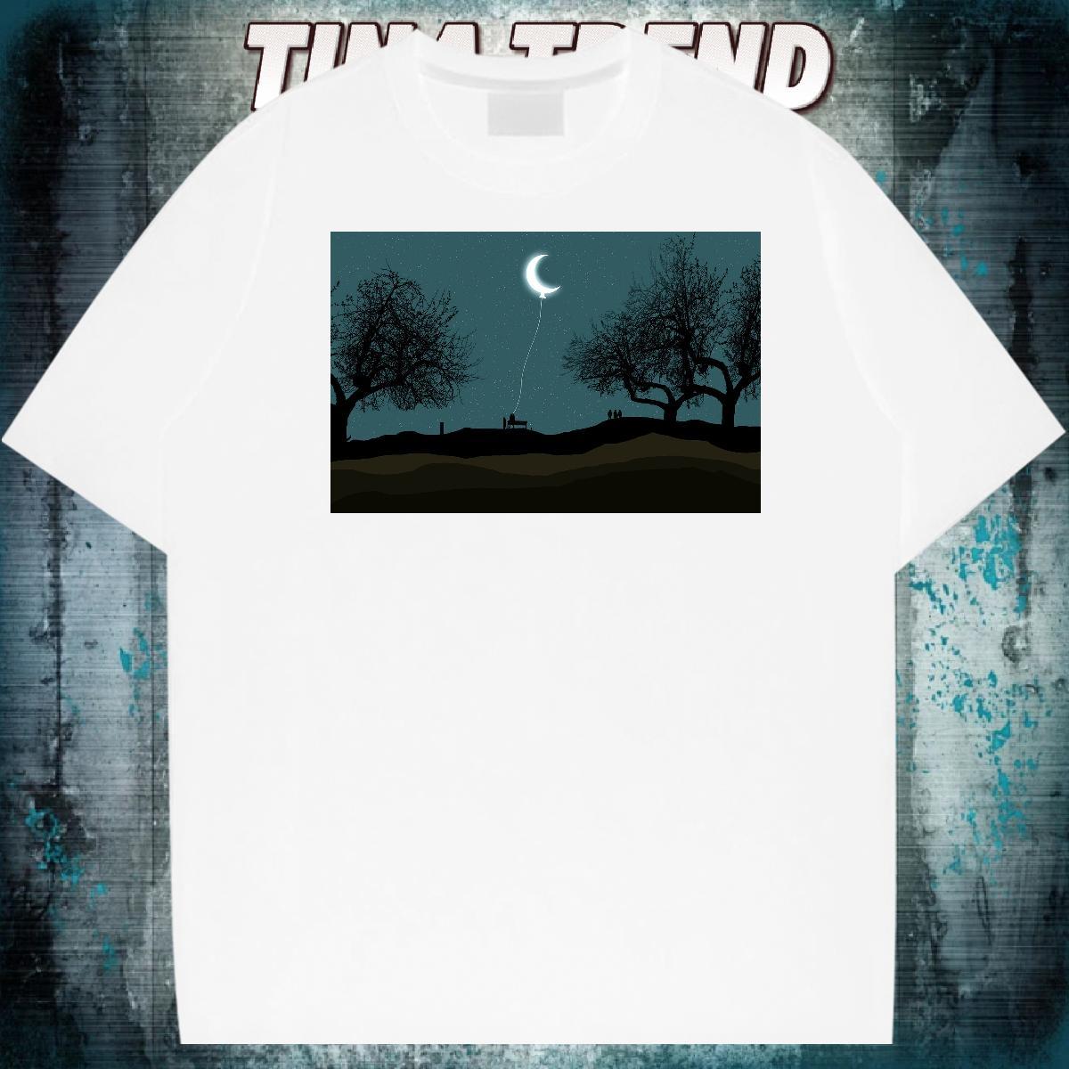 DIY Customized T-Shirts for Men 230g Pure Cotton tree Home Outdoor Polos O-Neck Short Sleeve Classic Couples T Shirts Oversized 3XL 4XL