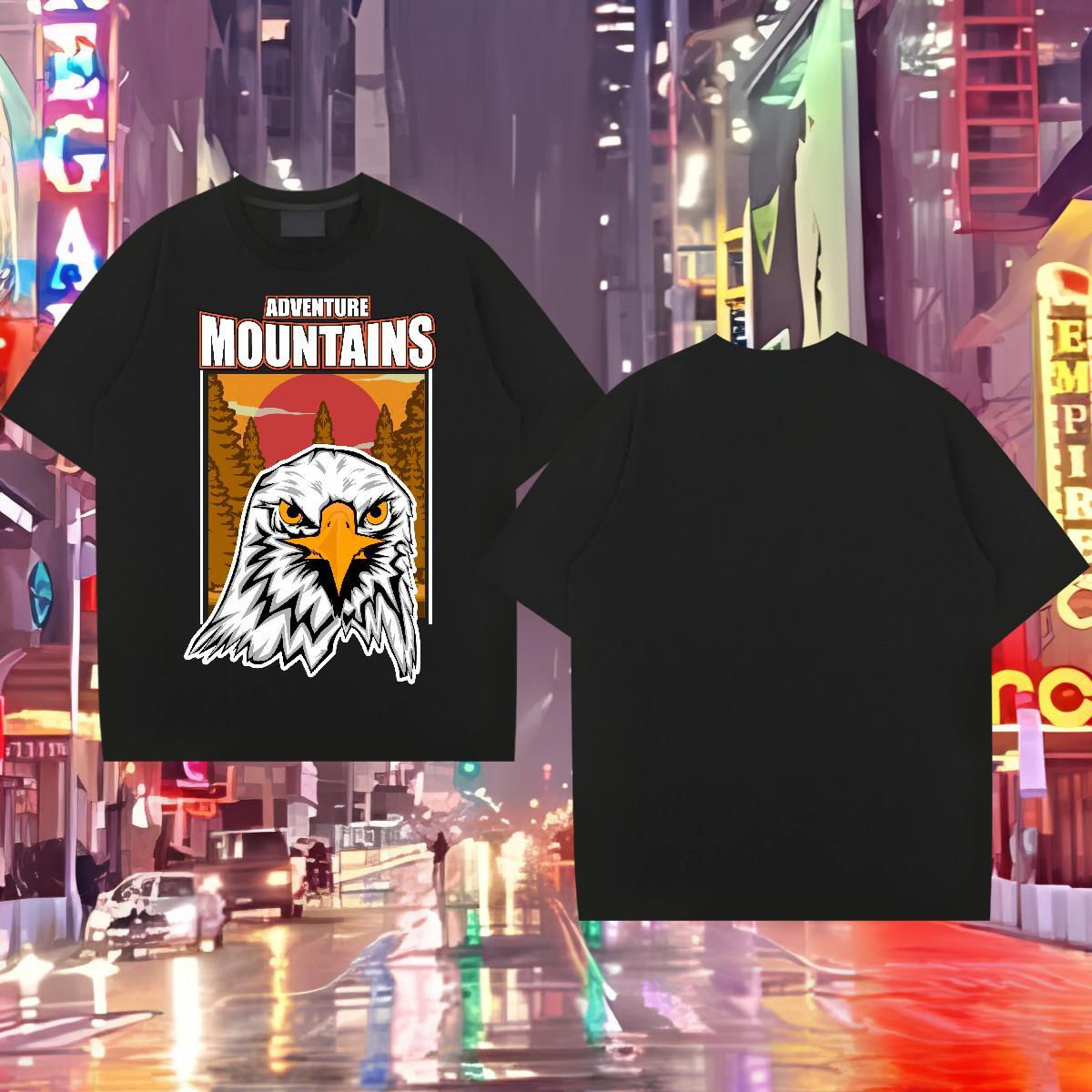 Fashion New T-Shirts 230g Pure Cotton cool High Street Hip Hop Tops Shirt Breathable Soft Loose Fit Men Tops Tees Custom Big Size