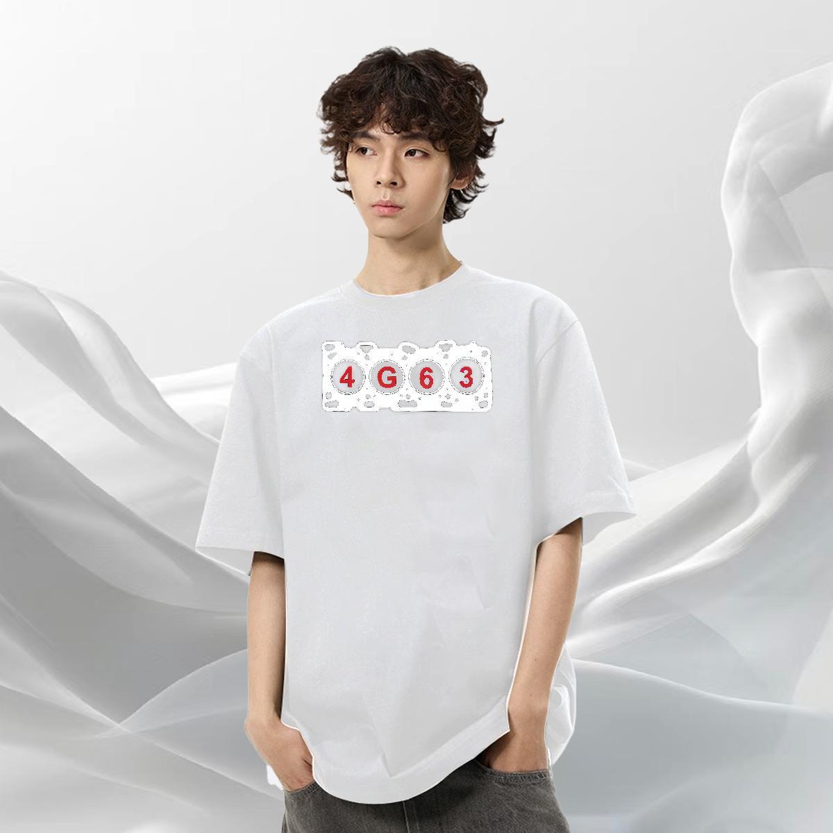 TOP Quality Mens Tshirts 230g Pure Cotton Daily Outfit letter DIY Anime O Neck Short Sleeves Stylist Mens T Shirts Top Tees